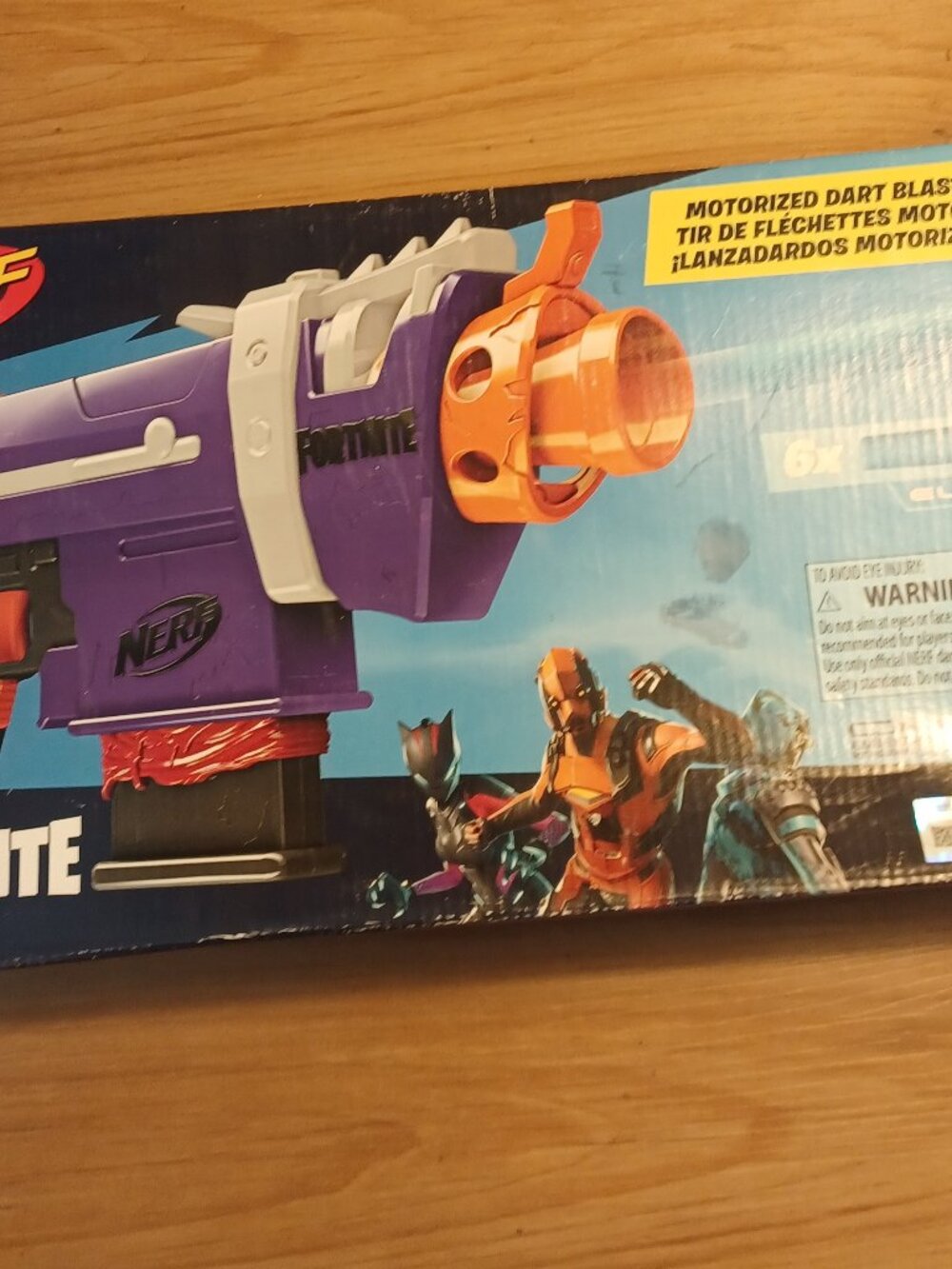Nerf Fortnite SMG-E Blaster - Motorized Blaster With 6-Dart Clip